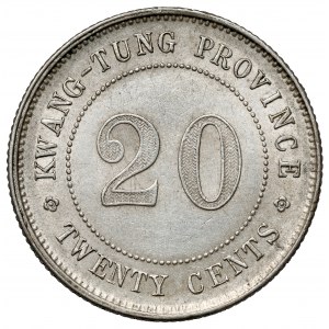 Chiny, Kwangtung, 20 centów rok 11 (1922)