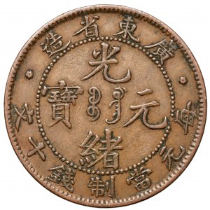 Chiny, Kwangtung, 10 cash bez daty (1900-1906)