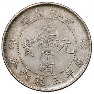 Chiny, Kirin, 50 fen rok 37 (1900)