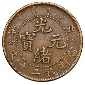 Chiny, Chihli, 20 cash bez daty (1906)
