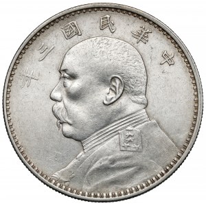 Chiny, Republika, Yuan / Dolar rok 3 (1914)