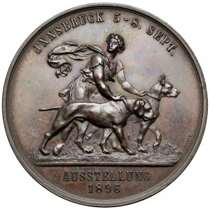 Austria, Medal Wystawa związku psów hodowlanych Innsbruck 1896