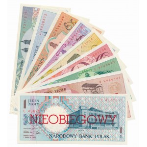 Miasta Polskie NIEOBIEGOWE - komplet