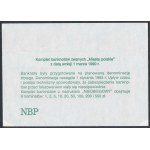 Miasta Polskie NIEOBIEGOWE - komplet z kopertą NBP