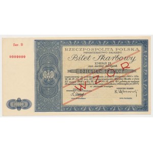 Bilet Skarbowy WZÓR Emisja II - 10.000 zł 1946