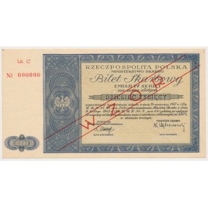 Bilet Skarbowy Emisja IV, Seria I - 10.000 zł 1948