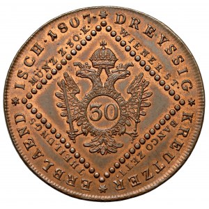 Austria, Franciszek I, 30 krajcarów 1807-A, Wiedeń