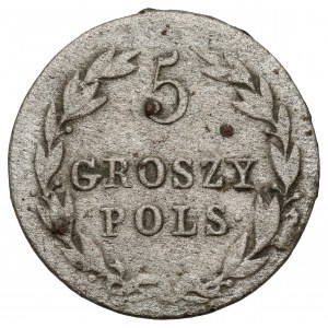 5 groszy polskich 1818 IB