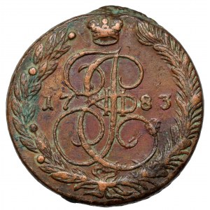 Rosja, Katarzyna II, 5 kopiejek 1783