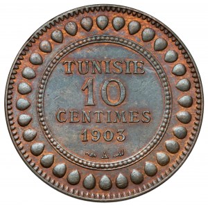 Tunezja, 10 centimes 1903-A