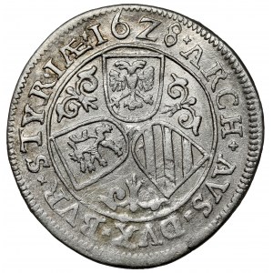 Austria, Ferdynand II, 3 krajcary 1628, Graz