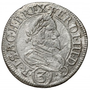 Austria, Ferdynand III, 3 krajcary 1638, Graz