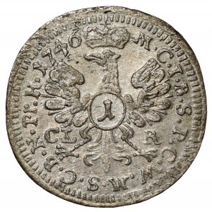 Brandenburg-Bayreuth, Fryderyk III, Krajcar 1746 CLR