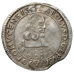 Austria, Karol II von Liechtenstein, 6 krajcarów 1665, Ołomuniec