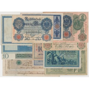 Germany, set of 1903-1929 banknotes (14pcs)