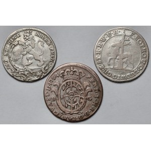 Niemcy, Monety srebrne 1764-1794 - zestaw (3szt)