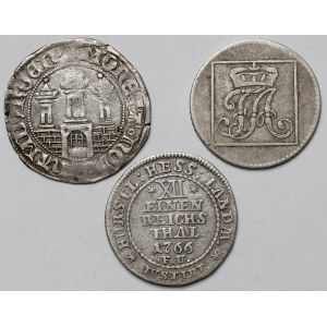 Niemcy, Monety srebrne - zestaw (3szt)