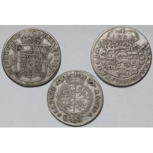Niemcy, Monety srebrne 1703-1763 - zestaw (3szt)