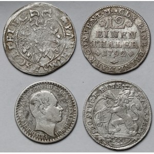 Niemcy, Monety srebrne - zestaw (4szt)