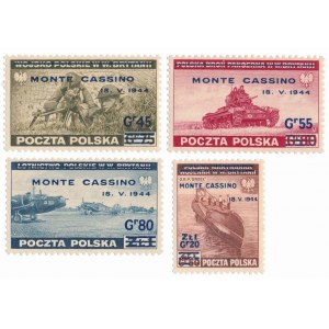 Zdobycie Monte Cassino 1944 - KOMPLET znaczków