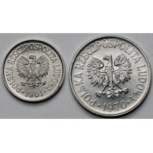 10 i 50 groszy 1961 i 1970 - zestaw (2szt)