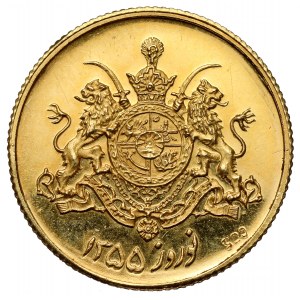 Iran, Mohammad Reza Pahlavi, ZŁOTO medal AH1351 (1972)