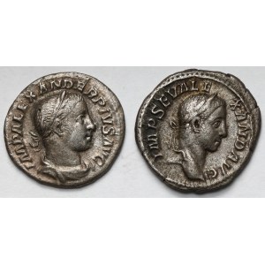 Alexander Sever (222-235 AD) Denarii - lot (2pcs)