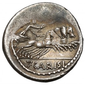 Roman Republic, T. Carisius (46 BC) Denarius