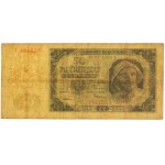 50 złotych 1948 - 6 cyfr - J