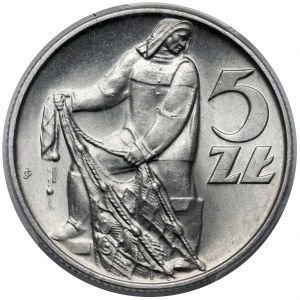 Rybak 5 złotych 1971