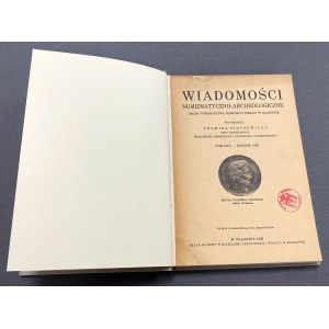 Wiadomości Numizmatyczno-Archeologiczne 1935-1936