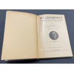 Wiadomości Numizmatyczno-Archeologiczne 1935-1936