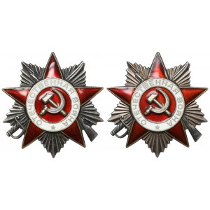 ZSRR, Order Wojny Ojczyźnianej II Kl. #4156456 i #6074900 - zestaw (2szt)