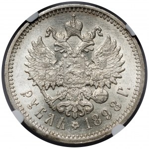 Russia, Nicholas II, Ruble 1898 AG