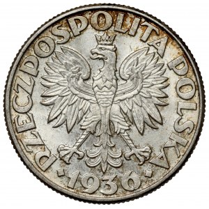 Żaglowiec 2 złote 1936
