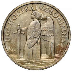 Medal SREBRO Liga Morska i Kolonialna / 15-lecie odzyskania morza 1935