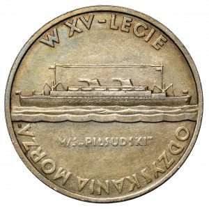 Medal SREBRO Liga Morska i Kolonialna / 15-lecie odzyskania morza 1935