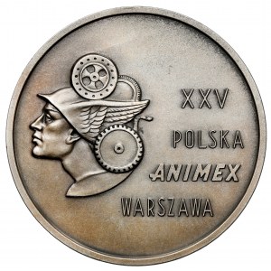 Medal SREBRO XXV-lecie Animex Warszawa 1976