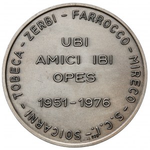 Medal SREBRO XXV-lecie Animex Warszawa 1976