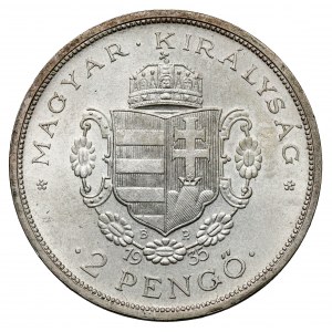 Węgry, 2 pengo 1935 BP - Rákóczi