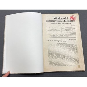 Wiadomości Numizmatyczno-Archeologiczne 1916-1917, brak nr 6-7/1917