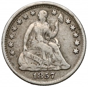 USA, 1/2 dime 1857, Philadelphia