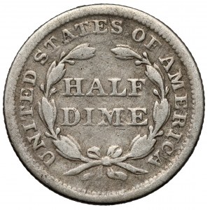 USA, 1/2 dime 1857, Philadelphia