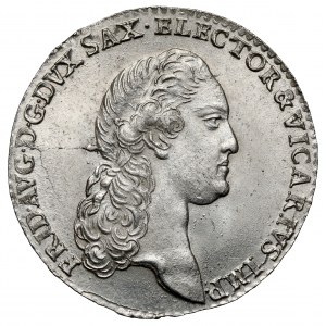 Saksonia, Friedrich August III, 1/6 talara 1790 IC