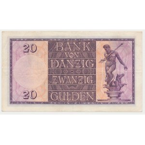 Danzig, 20 guldenů 1932 - C/B