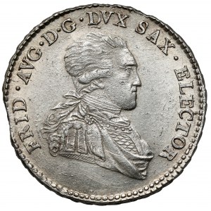 Sasko, Friedrich August III, 1/6 tolaru 1804 IEC