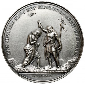 Krstná medaila Na pamiatku krstu - Herkner