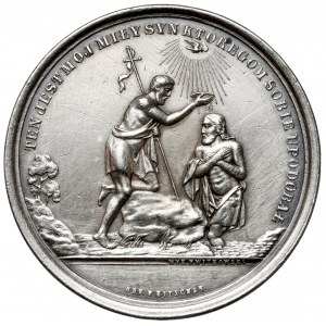 Medal chrzcielny Na Pamiątkę Chrztu - Witkowski / Bitschan