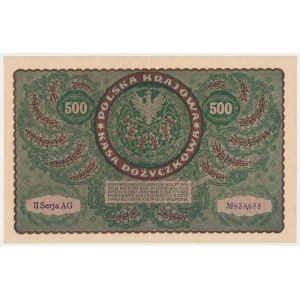 500 mkp 1919 - II Serja AG (Mił.28c)