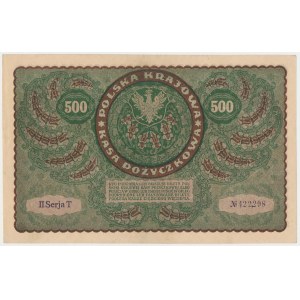 500 mkp 1919 - II Serja T (Mił.28b)